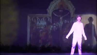 jack stauber preforming "Jesus Christ Super Star"