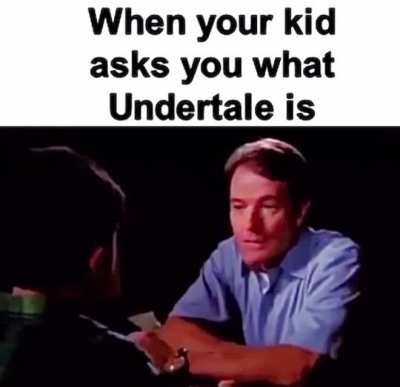 Dad talking to kid saying &ldquo;once you start, there&rsquo;s no going back&rdquo;