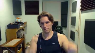 Jerma is scared of a rubber band