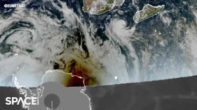 Annular solar eclipse seen from space by European satellite. 17.2.26