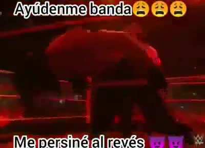 ay&uacute;denme, me persin&eacute; al rev&eacute;s