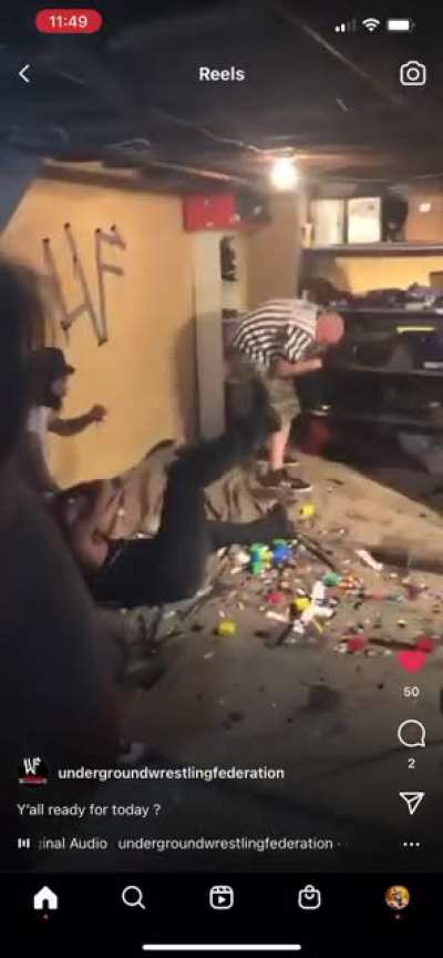 HMFT after hanging out in my friend&rsquo;s basement.