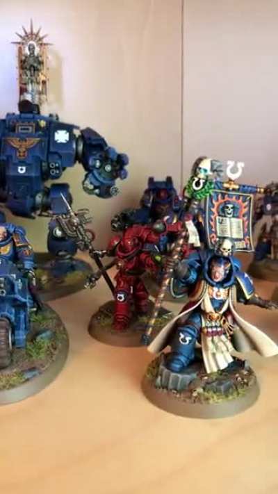 With Dark Imperium re-released I thought I would share my full ultramarines army