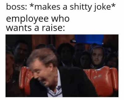 Great joke boss!