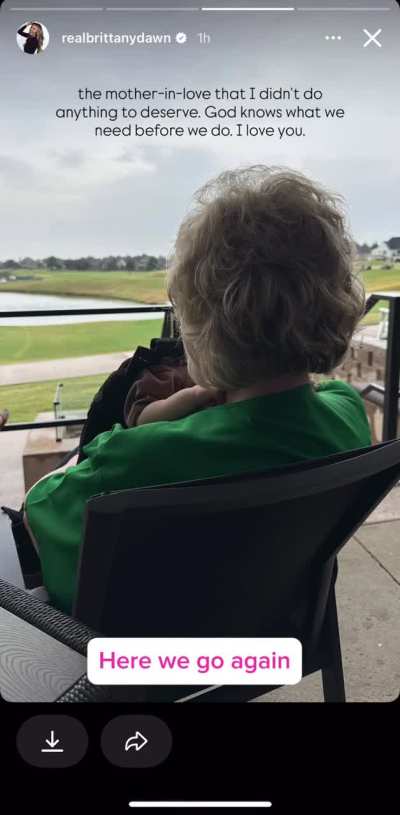 Content 10/15/25- Kansas City trip, trying to mask how she feels about not having a relationship with her own mother by showing how much she loves her MIL