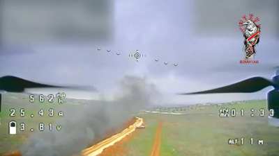 Syrian Arab Army strike militants and their vehicles with FPV drones, Idlib area, unknown date