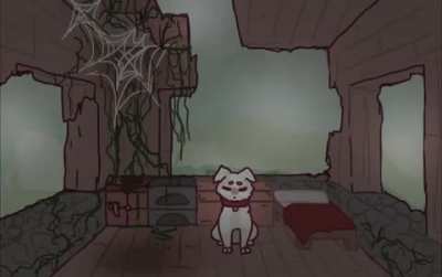 My dog waiting for me to return to my base(I will never come back)