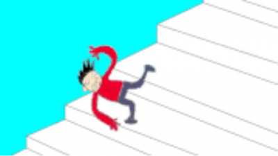 I&rsquo;m shitting down all these stairs