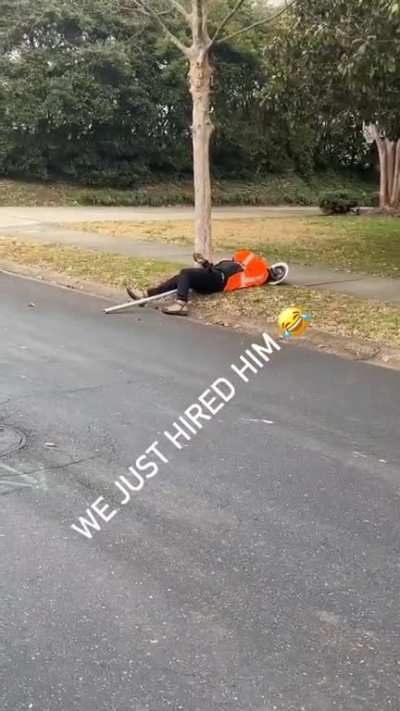 We just hired him.