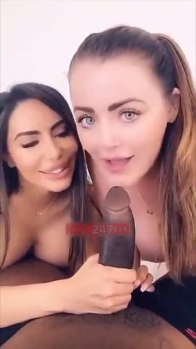 Lela Star &amp;amp; Lana Rhoades BBC POV blowjob snapchat premium 2019:03:12 GIF by (@nsfw247.to)