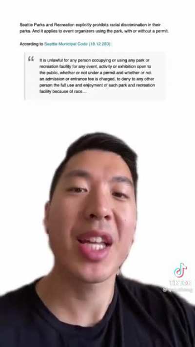 Charging people for being white