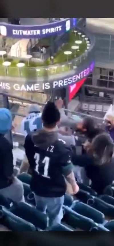 Fight at Eagles game today