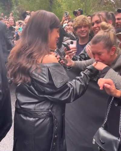 Interacting with fans