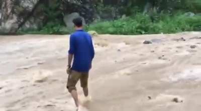 He believed he could make a dash for it.