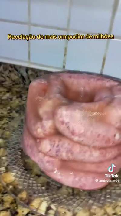 Brazilian "sausage pudding"