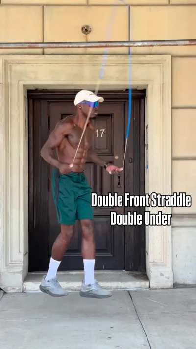 Front Straddle Double Under VS Double(2x) Front Straddle Double Under