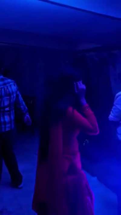 Police raids an illegal dance club in India.