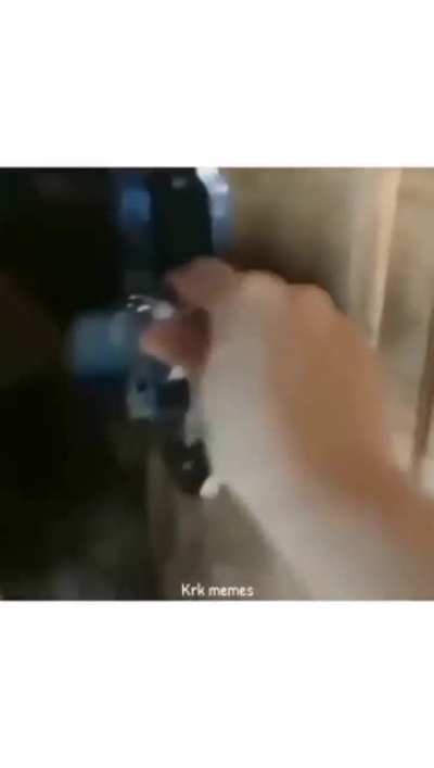 one second before disaster