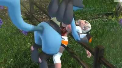 Lucario use gutfuck!
