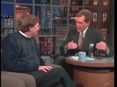 Bill Gates mocked by David Letterman for backing the Internet as the Next Big Thing in 1995. The rest is history.