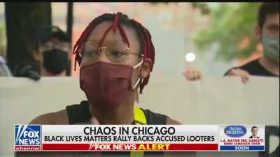 Leader of BLM Chicago says looting is merely "reparations" for her people