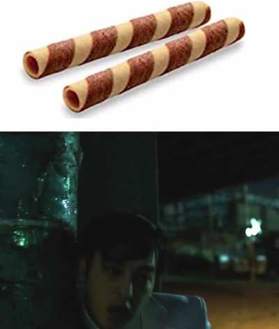 i looked so cool in my head when i did that with these wafer straws ngl 😎😎