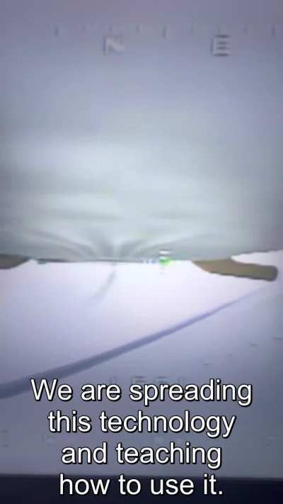Translated Madyar (Magyar) commentary depicting the first air-to-air destruction of an enemy fixed wing kamikaze drone using an FPV drone, with the the aid of intercepted video feed.