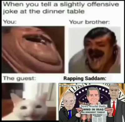 HOLY SHIT????? RAPING SADDAM??!?!?!?!