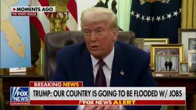 President Trump: "I spoke to Governor Trudeau."