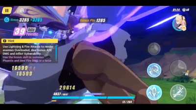 The fanservice in Honkai