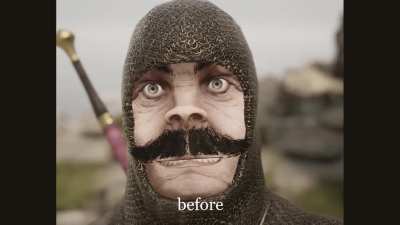 A Photographer Took Pictures Of Mordhau Players Before and After They Were Told They Were Beautiful