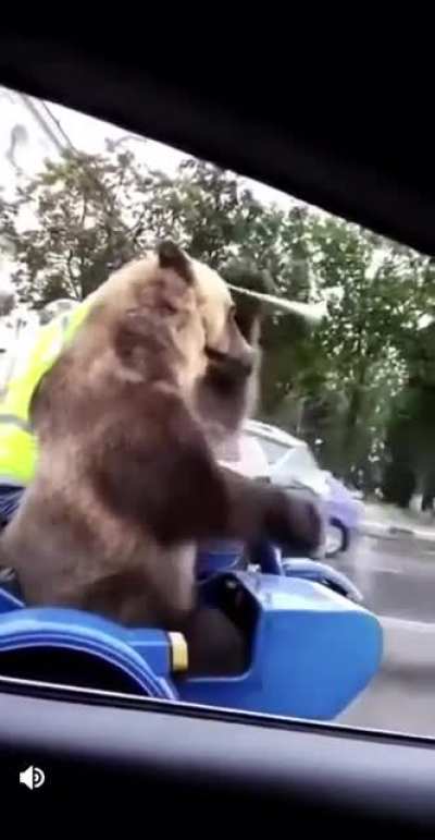 Бесплатный цирк в пробке