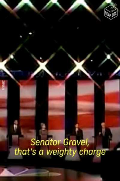 Senetor Mike Gravel calling Biden, Obama, and Clinton warmongers to their faces in 2008