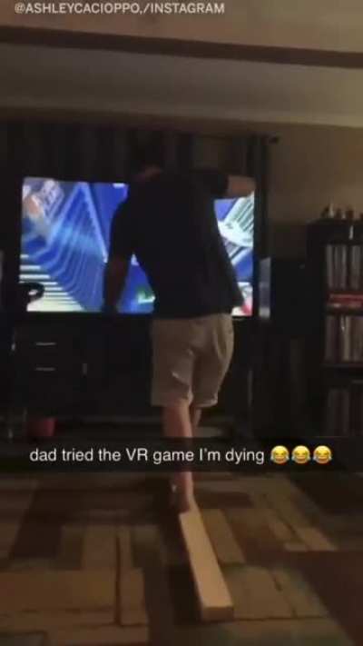 My dad didn&rsquo;t even hesitate to jump 😂😂😂