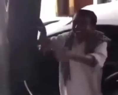 he was so excited to show off his car