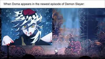 Demon Slayer crossover meme (no mossbag here)