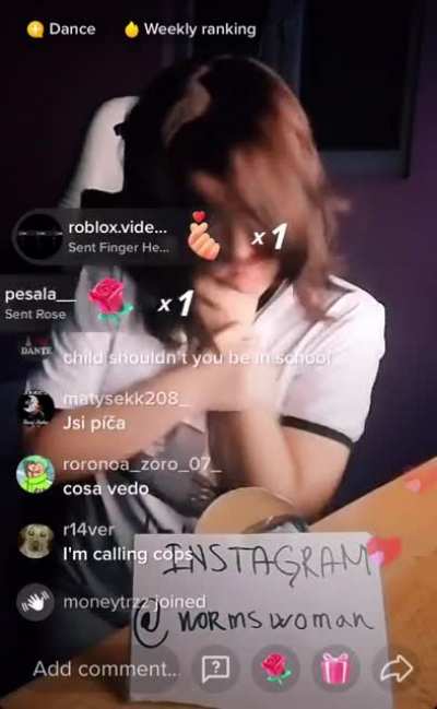 She tagged this as "dance"