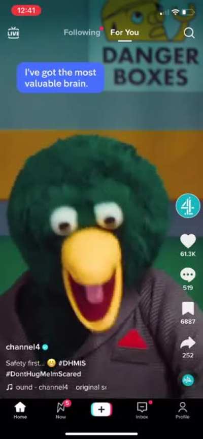 Dhmis thing on channel 4 tiktok