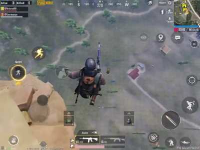 My wife and I did it again. This time, the guy we knocked crawled off and &ldquo;auto-revived&rdquo; himself when the parachute opens. Still sent them to the lobby.
