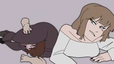 Mistress strong headscissor on Joey