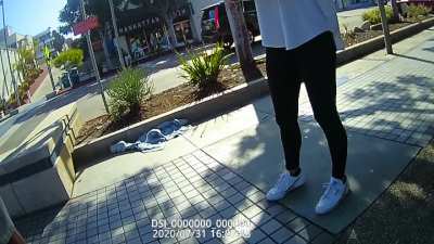 Crazy couple throws hot coffee on a guy for not wearing a mask, get their asses beat then play victim