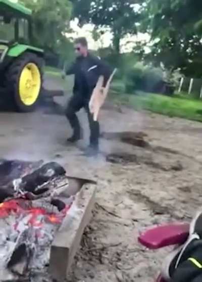 Thanks for the firewood, bro