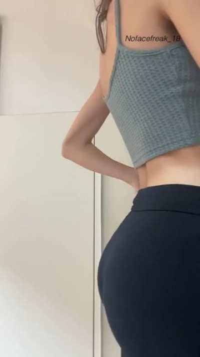 Would you cum on my tits or ass first?