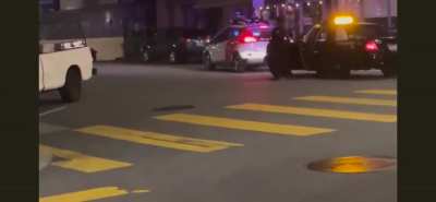*Cop pulls his pistol &ldquo;Wheels on the ground, NOW!&rdquo;