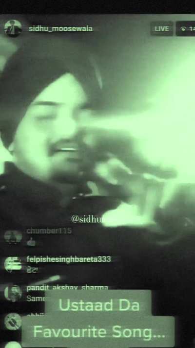 Moosewala's own fav. song
