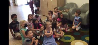 Magician day at preschool.