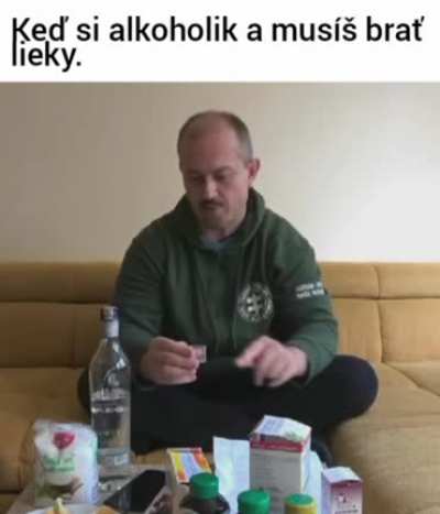 Alkoholik a lieky