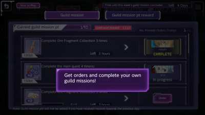 Guild Missions now available !