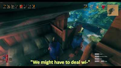 Our Viking Leader Always Thinks With His Hammer