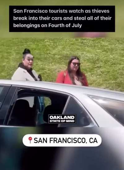 Oakland California car gets &acirc;Bipped&acirc; Valuables stolen right in front of the owners.